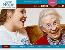 Tablet Screenshot of bessieshope.org